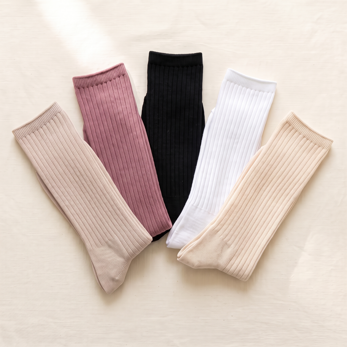 The Ribbed Lounge Socks — 5-Pack