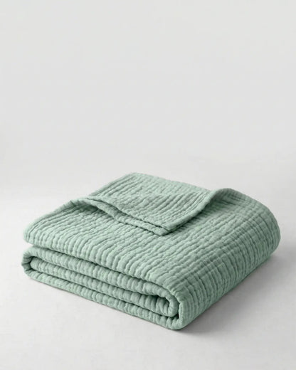 The Monogrammed Blanket - 100% Muslin Cotton