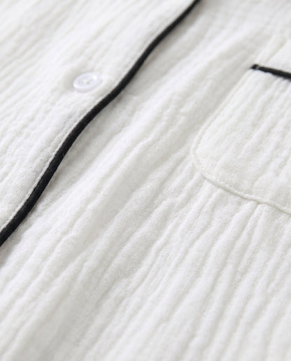 The Long Sleeve - 100% Muslin Cotton Pajama