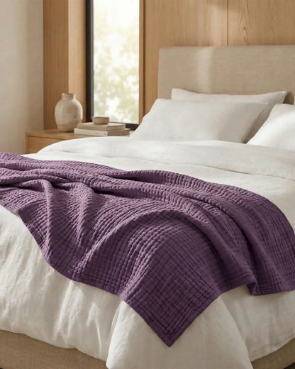The Monogrammed Blanket - 100% Muslin Cotton