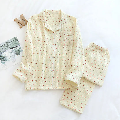 The Cherry - 100% Muslin Pajama Cotton