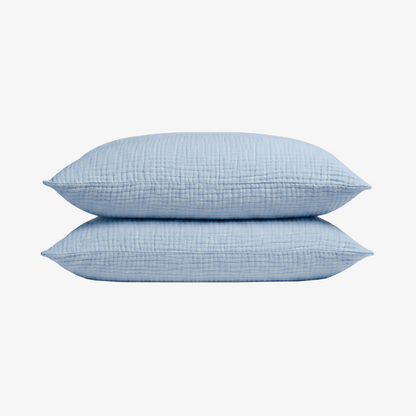 Muslin Cotton Pillowcase Set (2 Pcs)