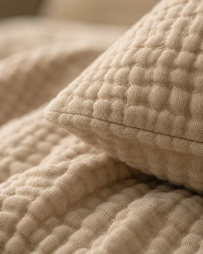Muslin Cotton Bed Set - 100% Pure Muslin Cotton (2-Pc)