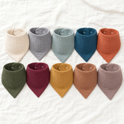 The Muslin Baby Bibs